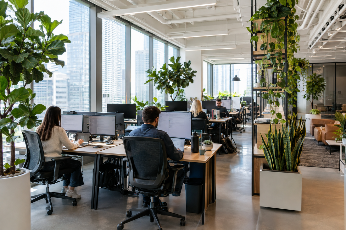 3 raisons d'intégrer les plantes tropicales dans vos bureaux