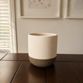 Cache-pot strié – 6,75 po (pour plantes de 6 po)